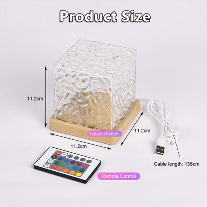 Calming Ocean Wave Projector Lamp With Remote Control encalife