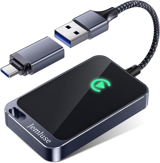 Wireless CarPlay Adapter | No Lag Apple CarPlay Dongle Plug & Play