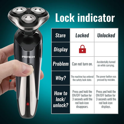 Rechargeable Electric Razor Men I Cordless Grooming Kit encalife