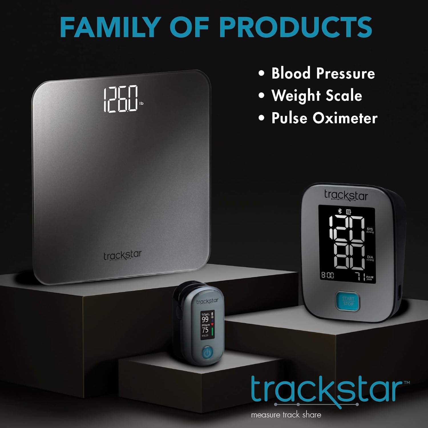 Bluetooth Blood Pressure Monitor Upper Arm Cuff encalife