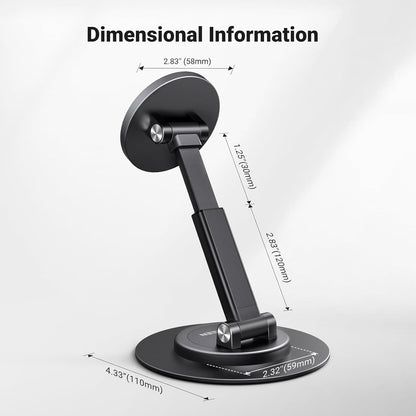 Magnetic Mobile Stand With Adjustable Height And Rotation encalife
