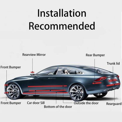 Transparent Carbon Fiber Car Door Edge Protector Film encalife