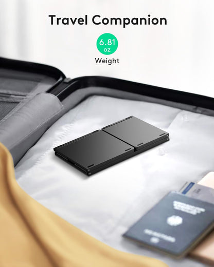 Foldable Bluetooth Keyboard with Touchpad Phone Stand encalife