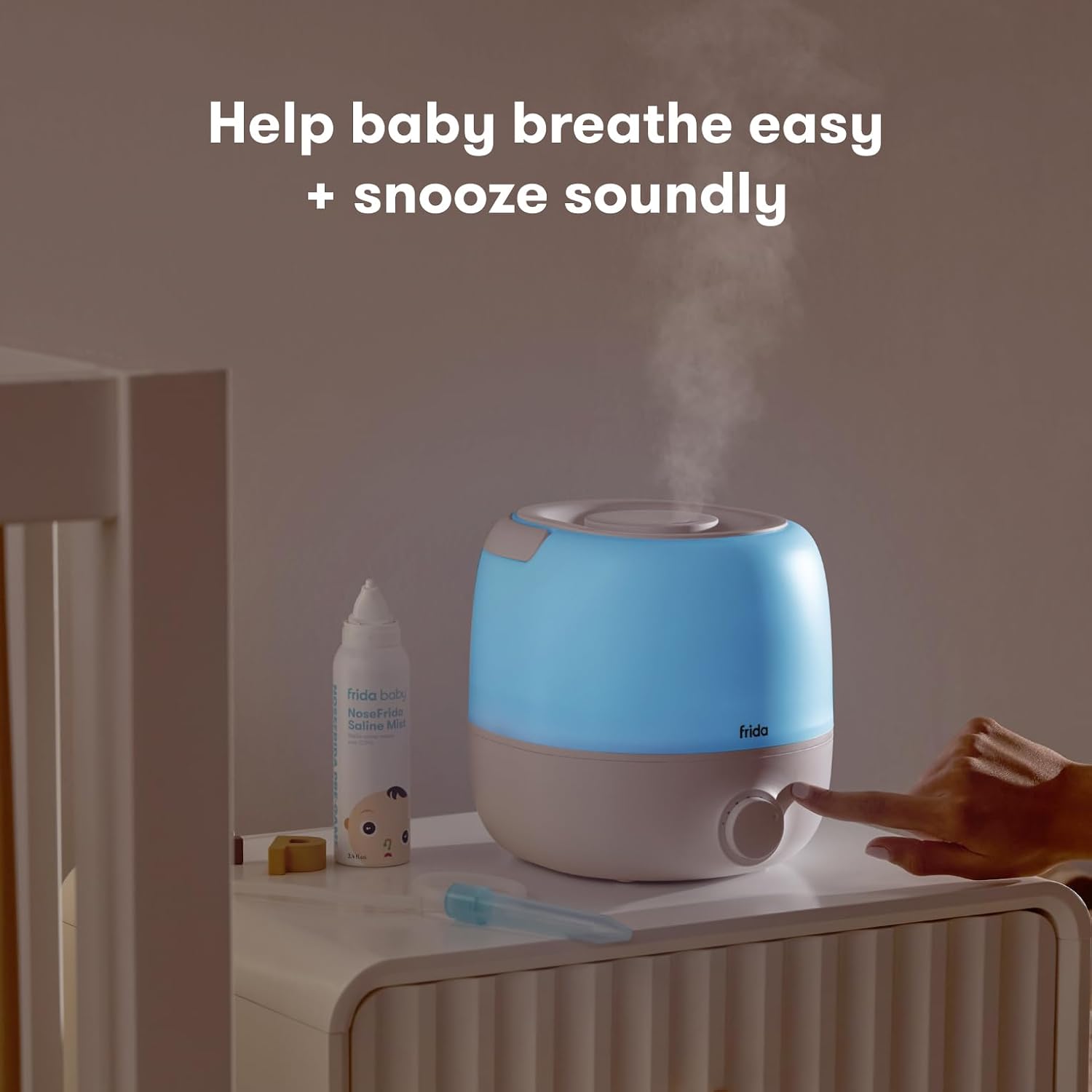 Cool Mist Nursery Humidifier Diffuser With Nightlight encalife