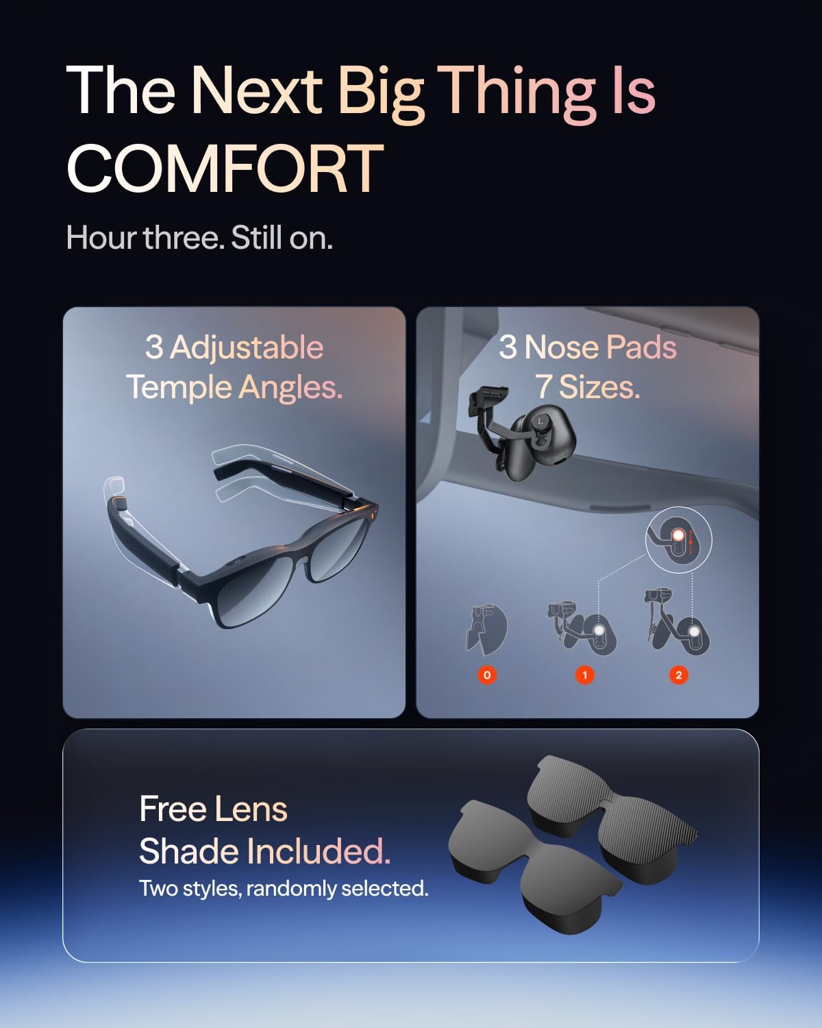 Glasses 120Hz XR Display with Myopia Adjustment encalife