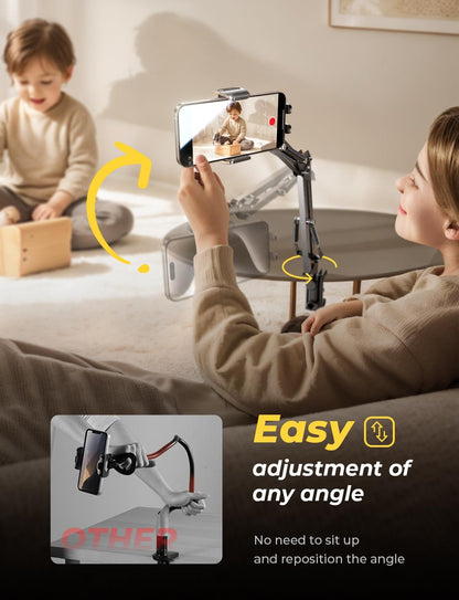Flexible Gooseneck Mobile Stand For Bed And Desk encalife