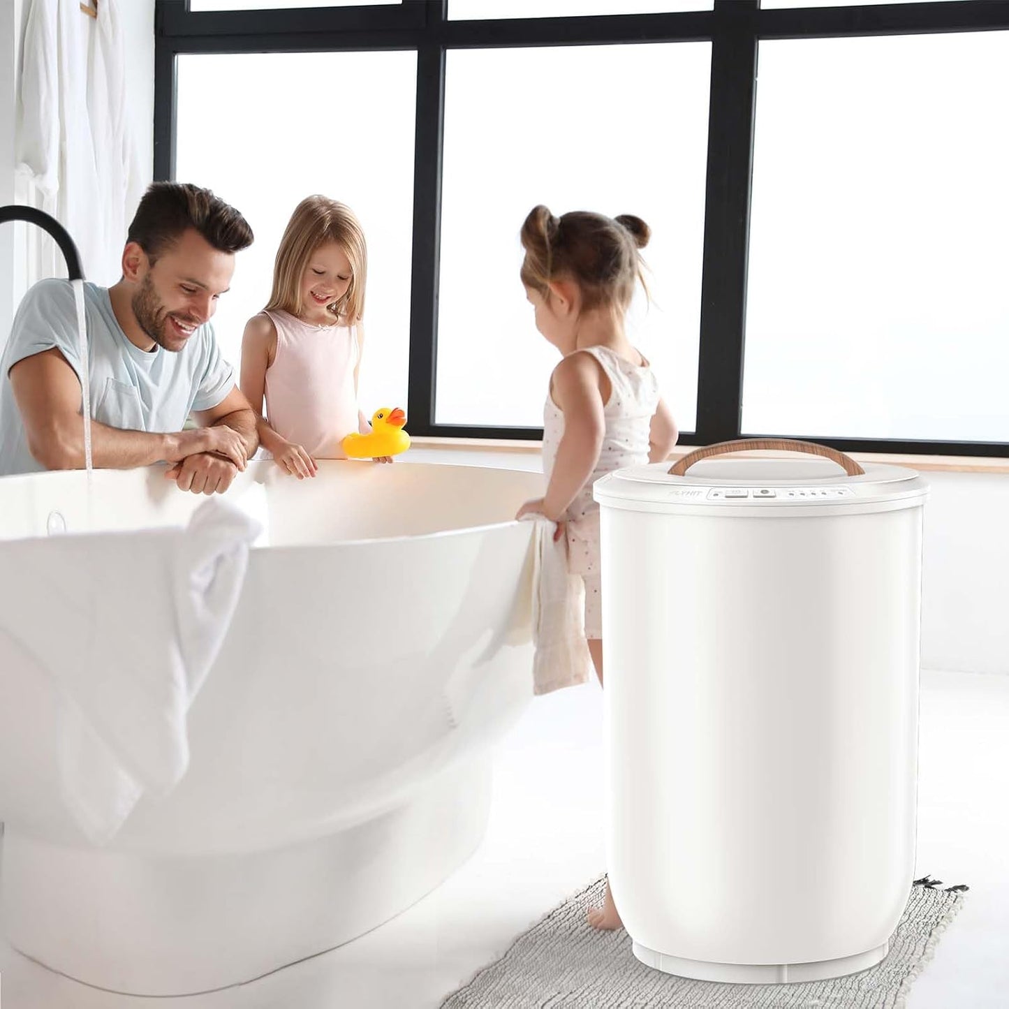 Large Heated Towel Warmer for Bathroom Comfort encalife