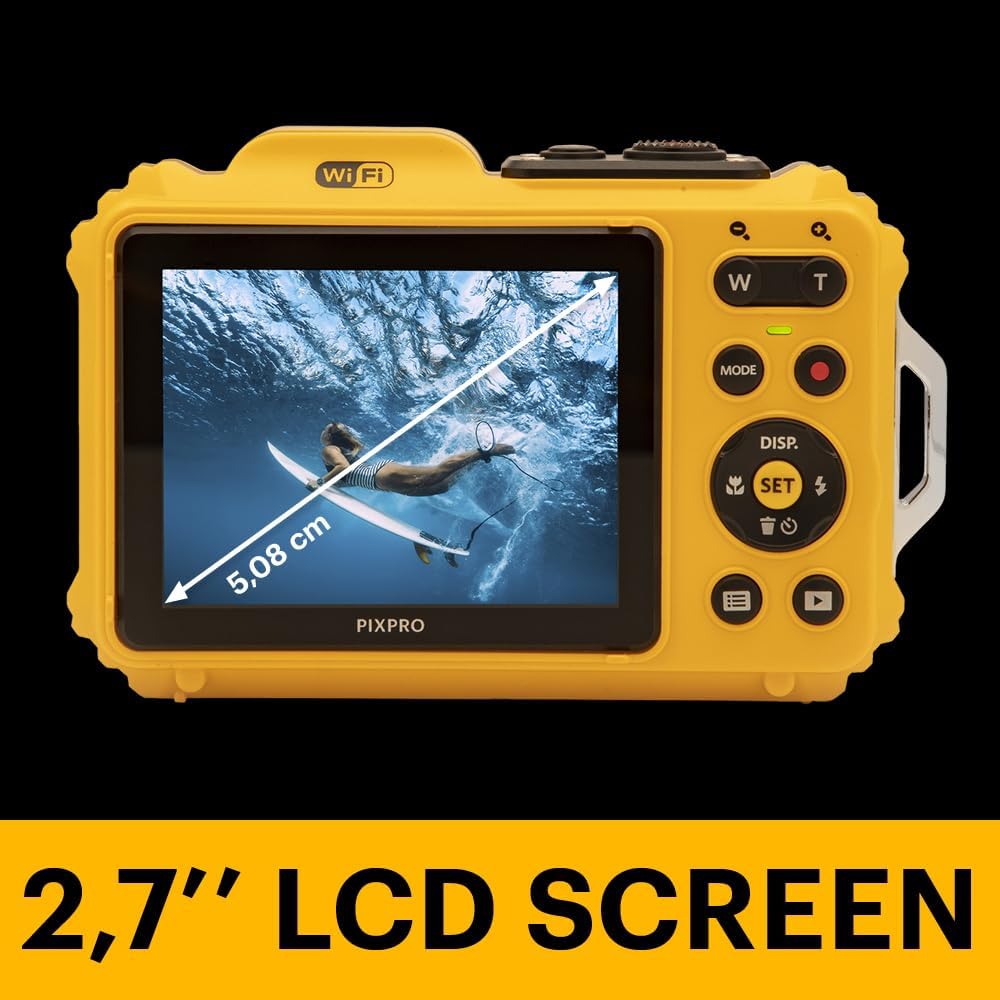 16MP Underwater Camera Waterproof Digital Camera WiFi encalife