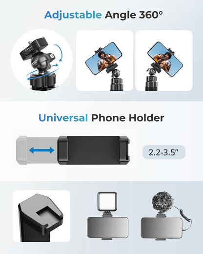 Flexible Tripod Mobile Stand With Wireless Remote Control encalife