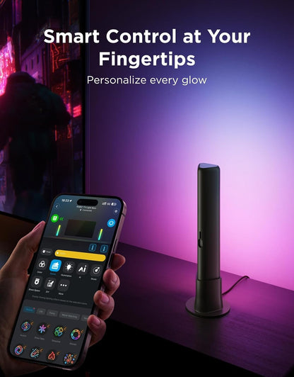 Immersive RGBICWW Smart Light Bar With Music Sync encalife