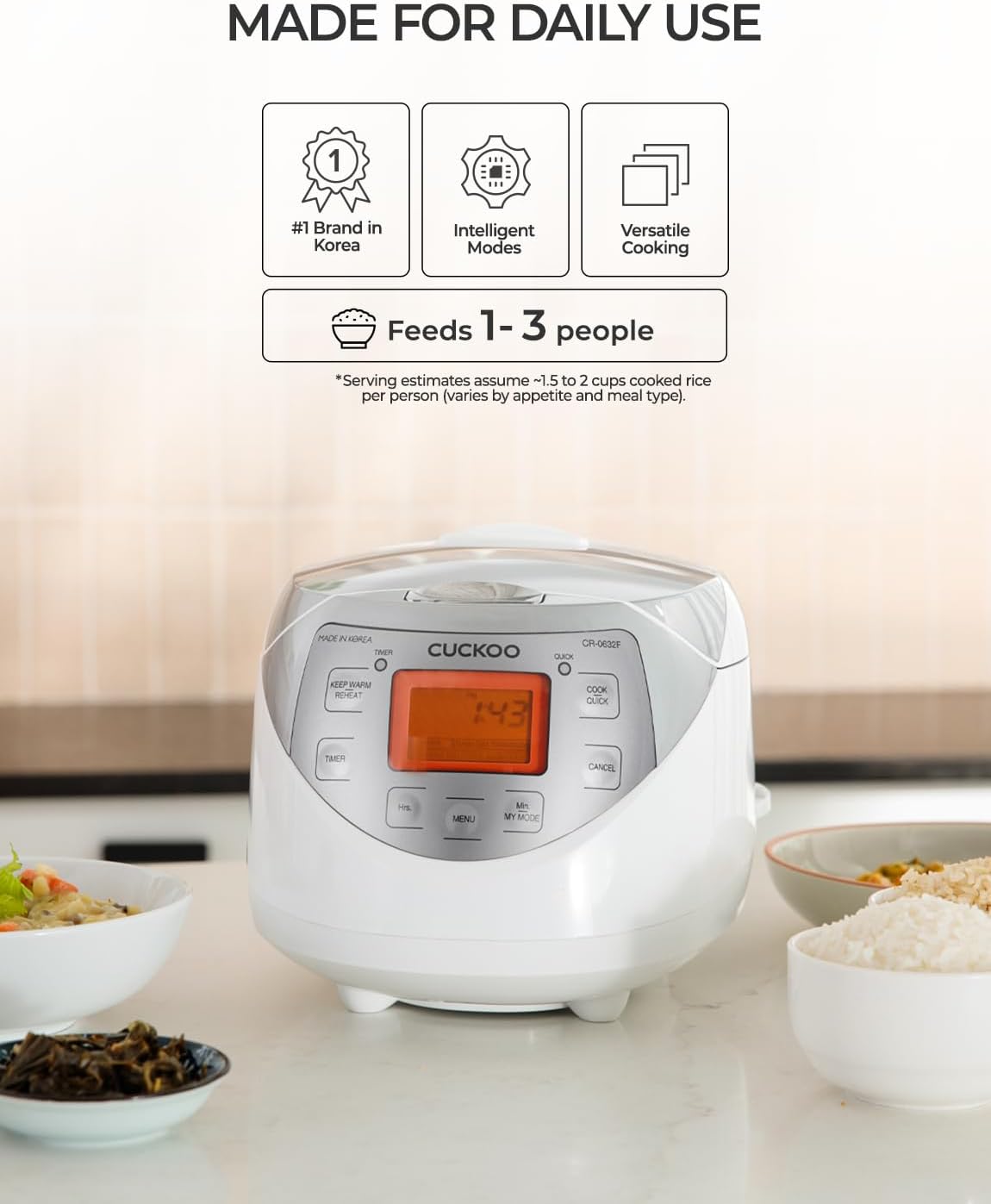RICE COOKER I CUCKOO Micom 6-Cup encalife