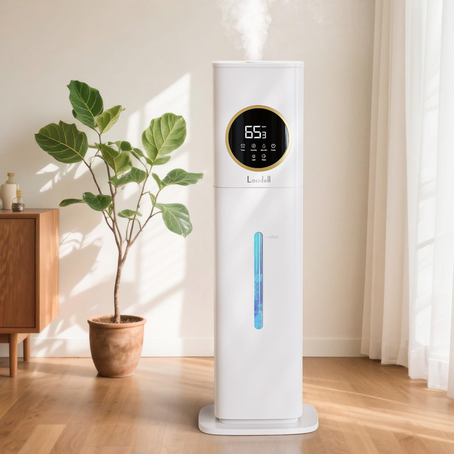 Cool Mist Humidifier | 8L Capacity | With Night Light & Essential Oil Diffuser encalife