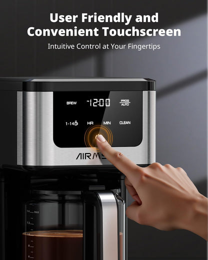 14 Cup Programmable Coffee Maker | Fast Brew Drip Machine encalife