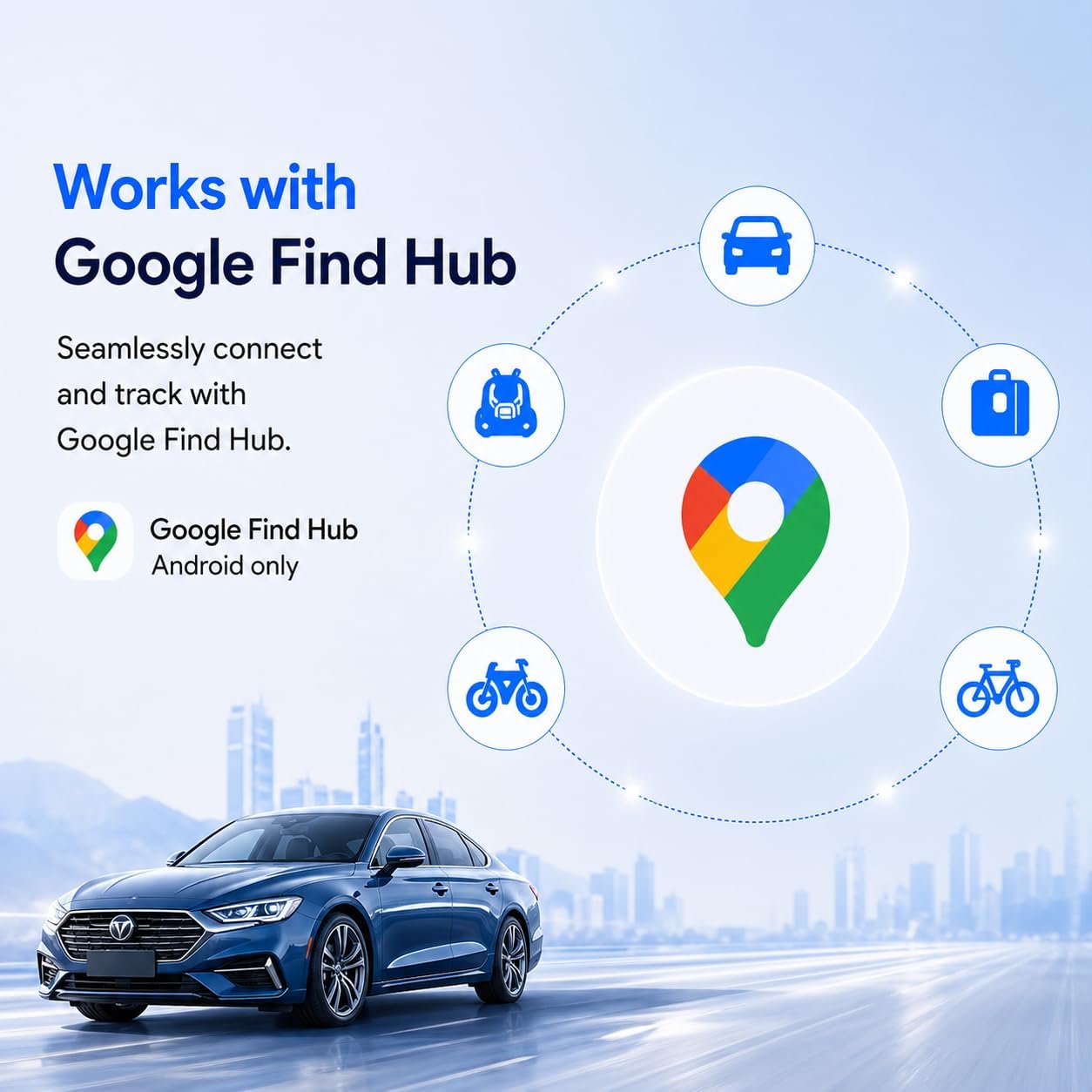 GPS Tracker Real-Time Magnetic Anti-Theft Security encalife