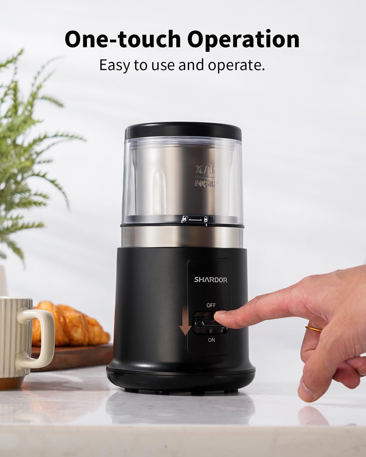 Silent Coffee Grinder Electric encalife