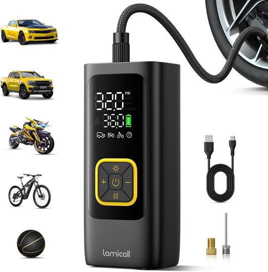 150 PSI Tire Inflator with digital pressure display