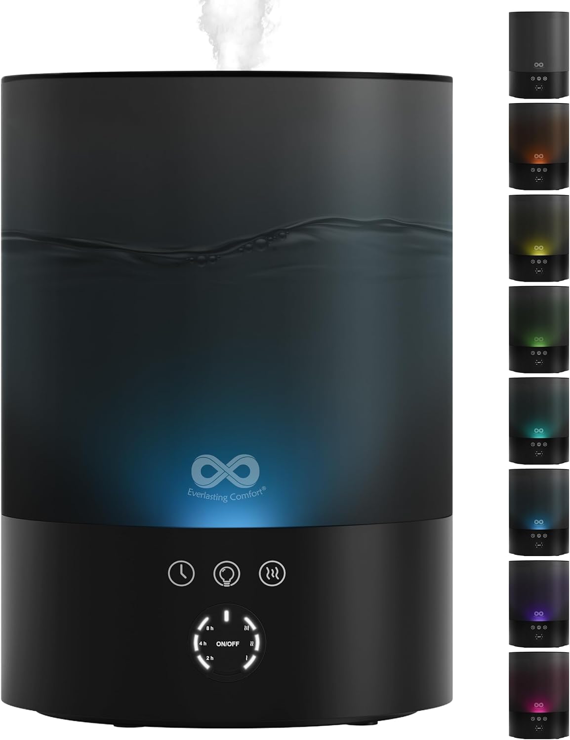 Top Fill Humidifier | 2.5L | LED Night Light encalife