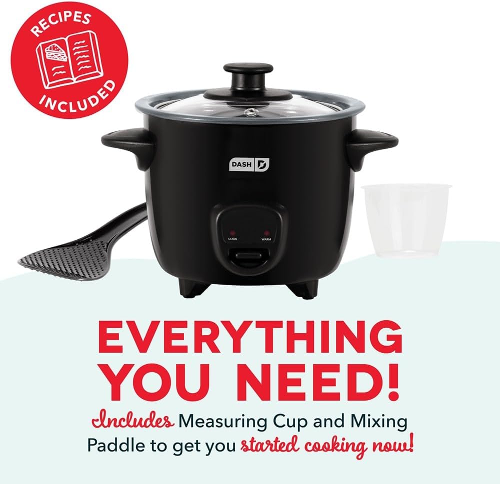 Dash Mini Rice Cooker I Single-Serve encalife