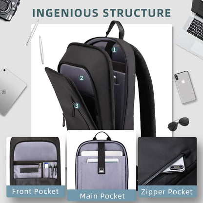 Business Laptop Backpack I USB Charger encalife