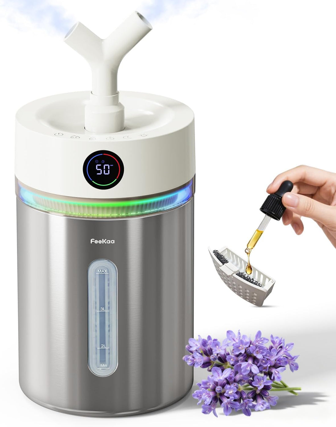 4L large capacity humidifier for bedroom and office