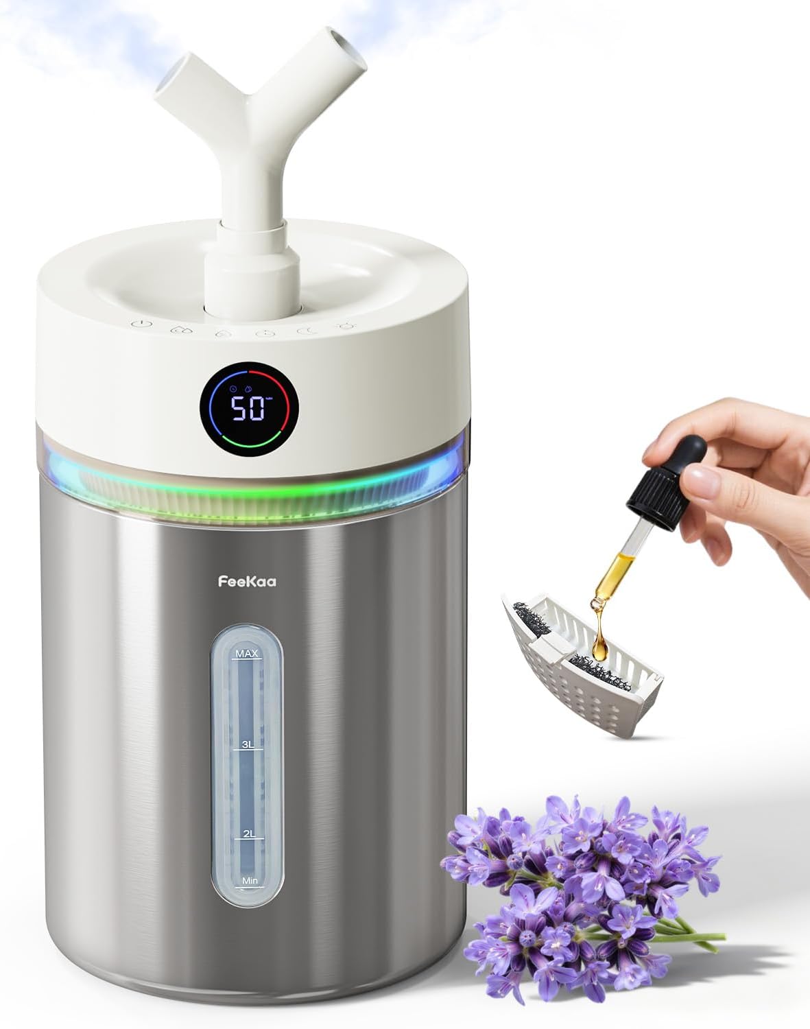 4L large capacity humidifier for bedroom and office