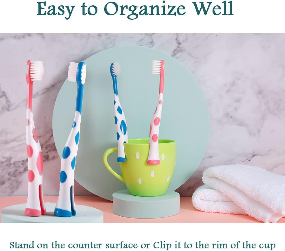 Extra Soft Kids Toothbrush Set 8-Pack encalife