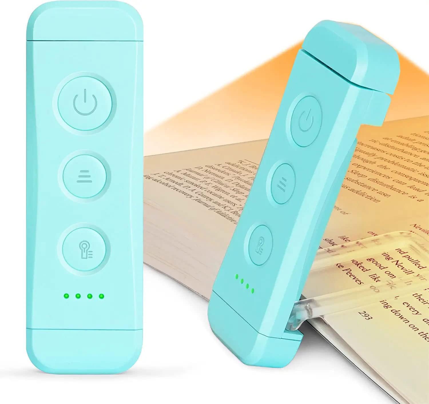 Rechargeable Clip-On Book Light With Adjustable Brightness encalife