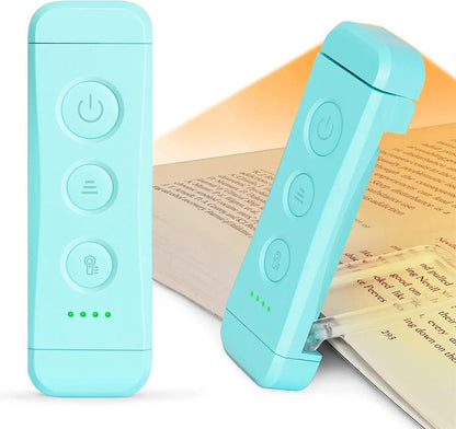 Rechargeable Clip-On Book Light With Adjustable Brightness encalife