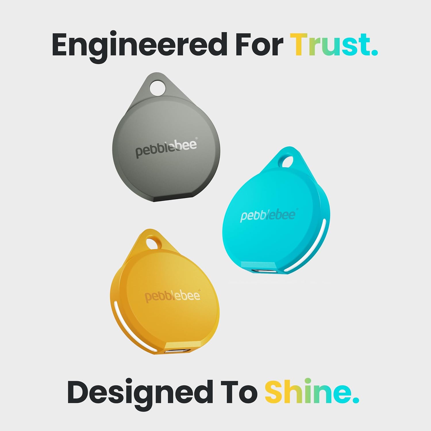 Rechargeable Bluetooth Tracker With 130dB Safety Alert encalife