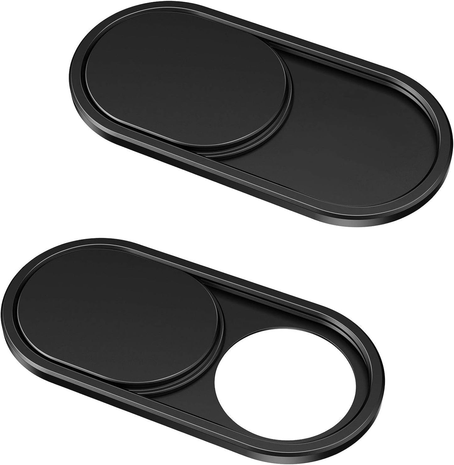 Ultra-thin metal sliding webcam cover for laptop camera privacy