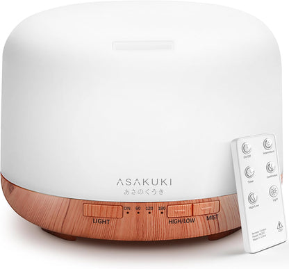 500ML Essential Oil Diffuser With Remote Control encalife