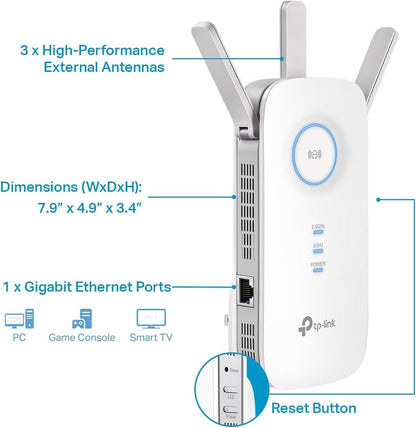 TP-Link AC1900 WiFi Range Extender I RE550 encalife