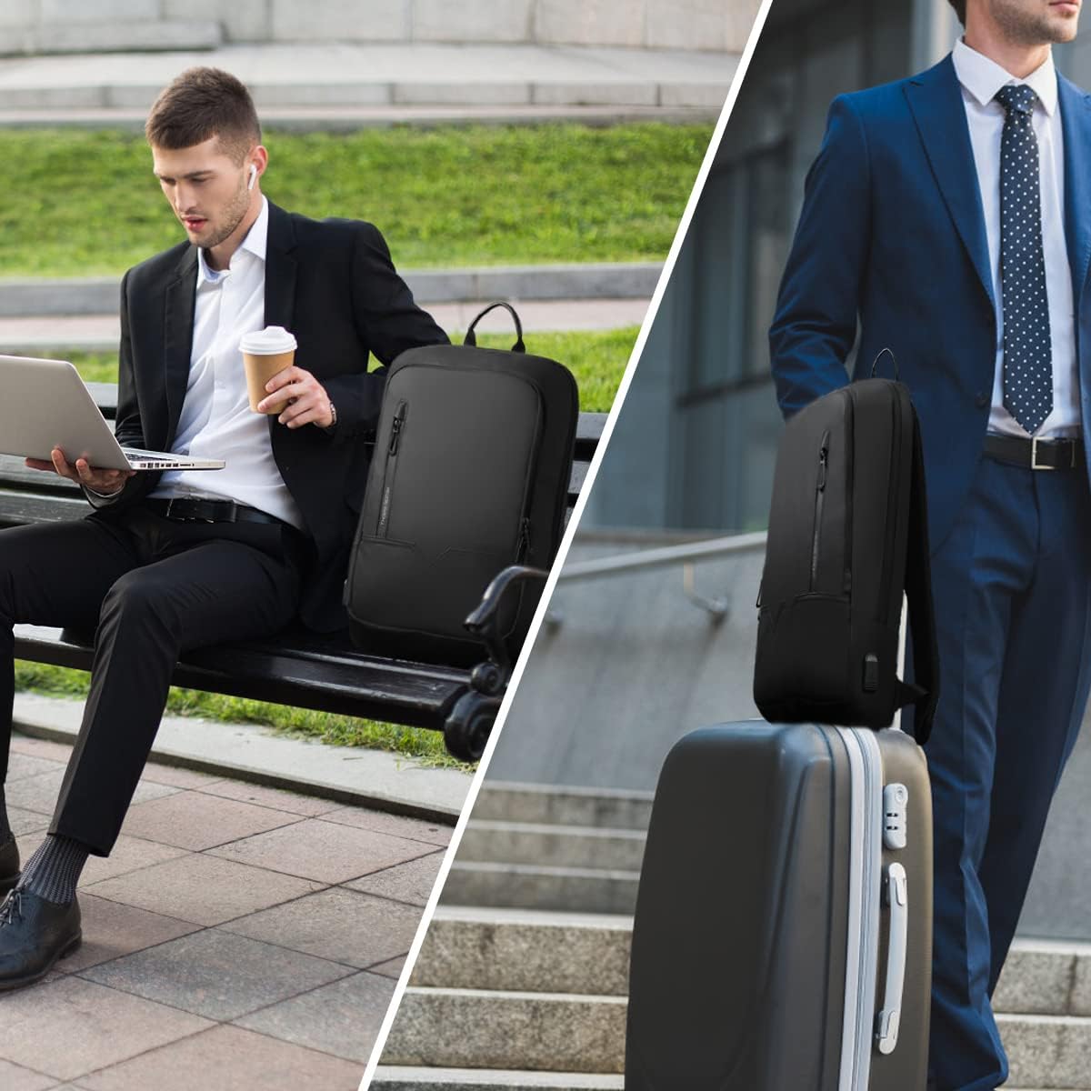 Business Laptop Backpack I USB Charger encalife