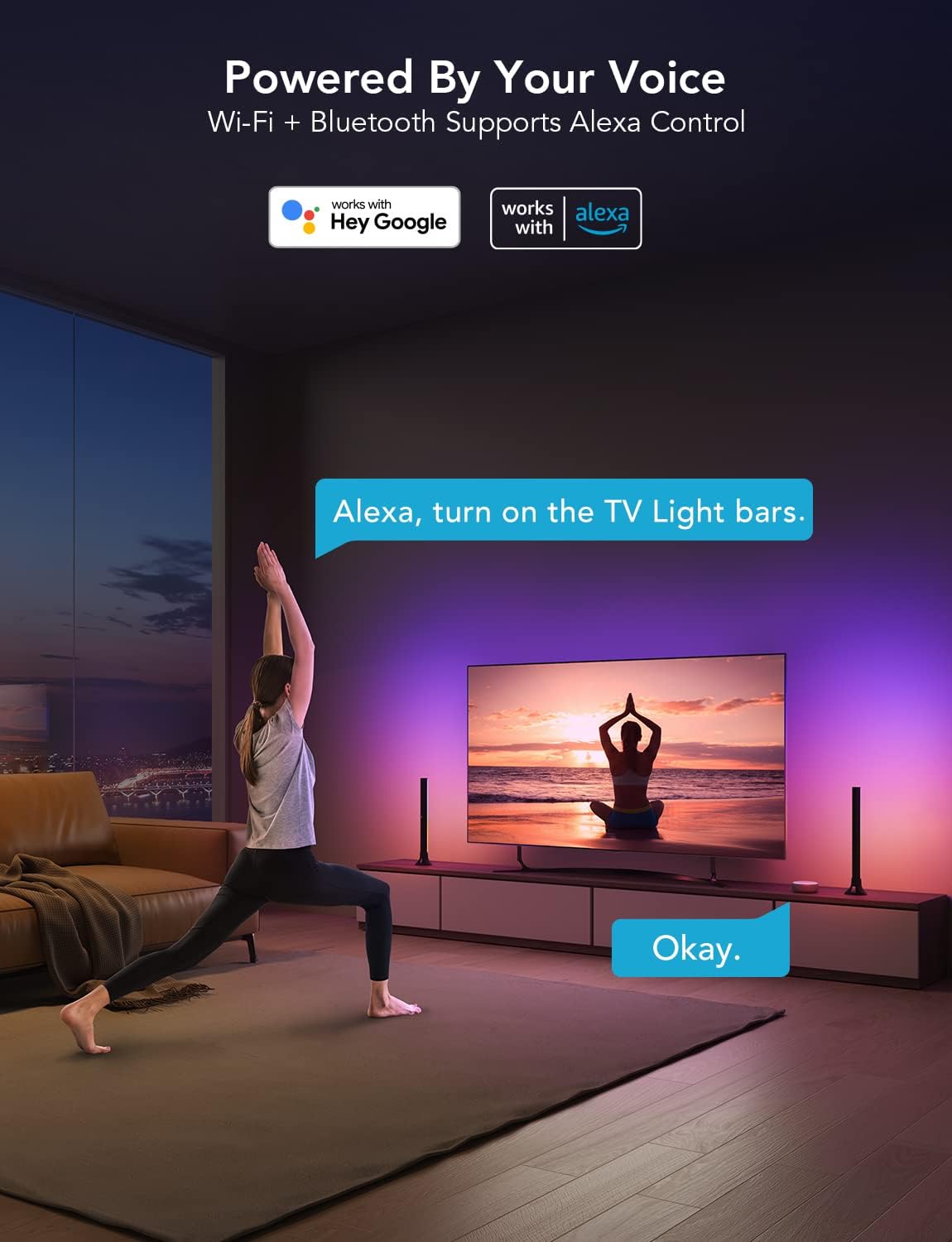 RGB Lighting TV Light Bars for Home Theater encalife
