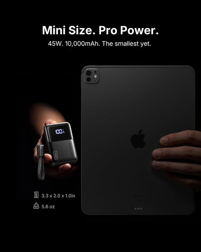 Ultra Mini 45W 10000mAh Portable Power Bank encalife