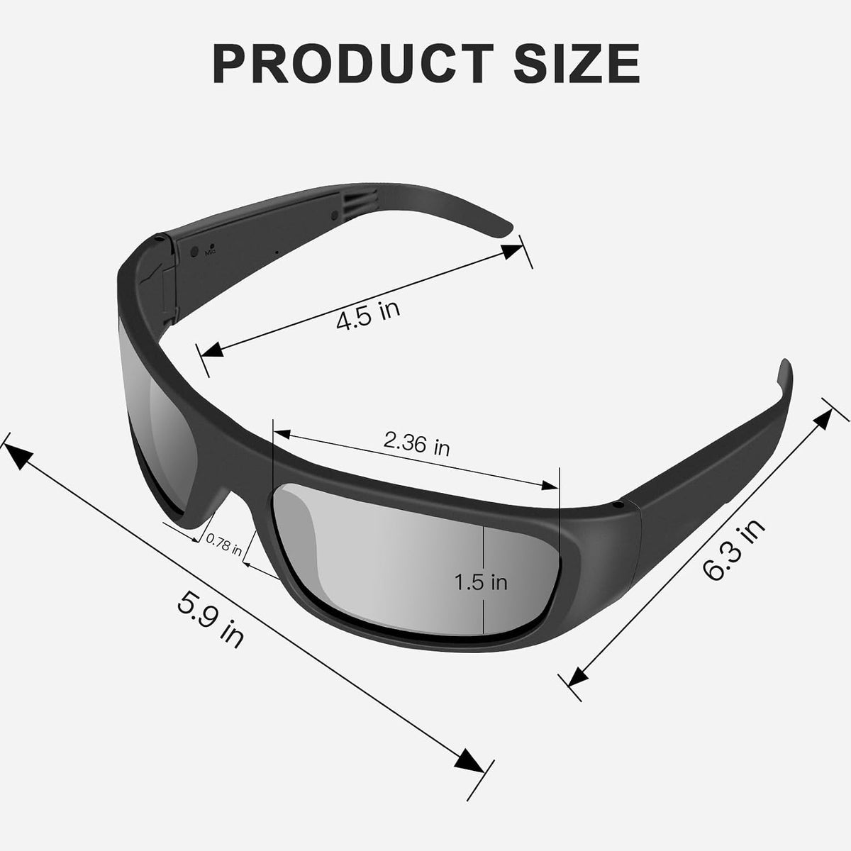 Glasses | Open-Ear Bluetooth Sport Sunglasses encalife