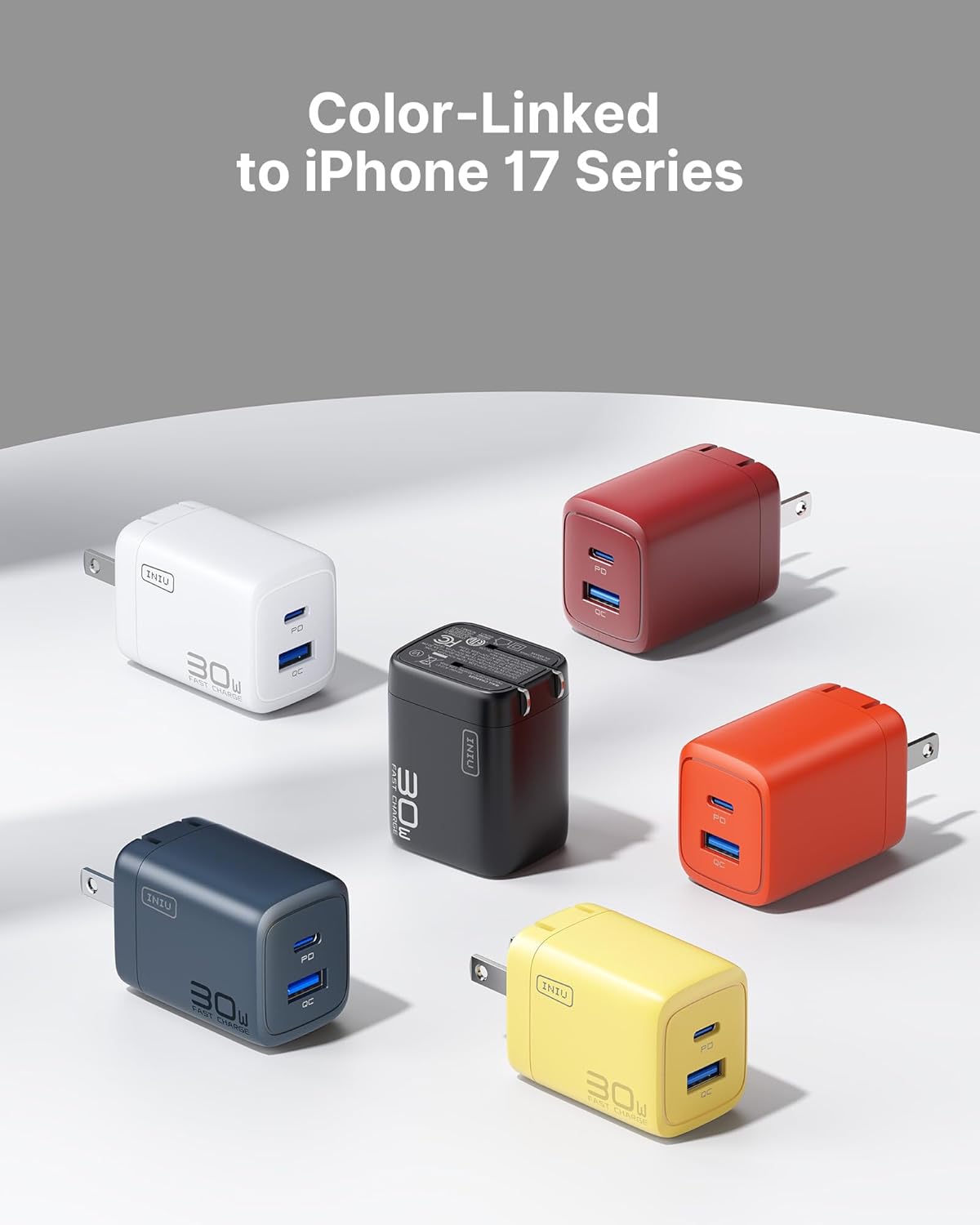 Mini 30W GaN USB-C Fast Charger With Cable encalife