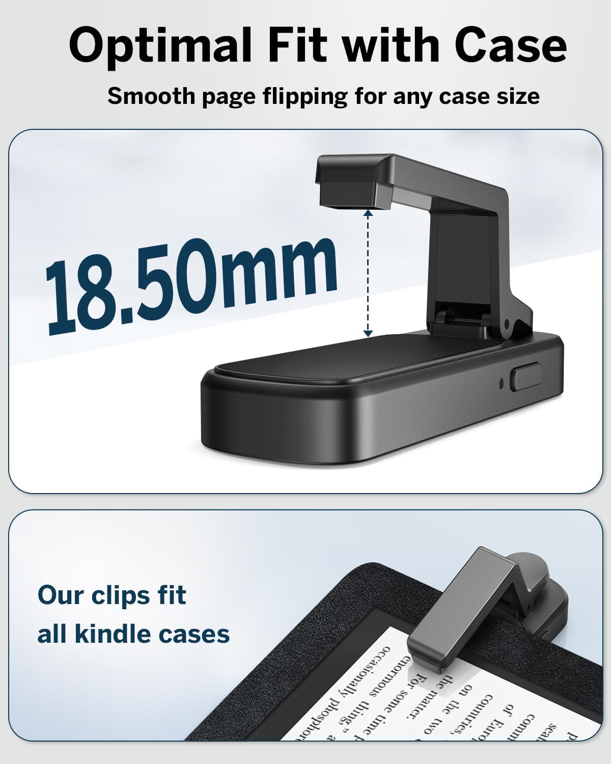 Case Friendly Page Turner Ring for Comfortable Reading encalife