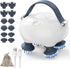 Electric scalp massager with multiple massage heads for hair care, scalp relaxation, stress relief, and improved circulation.