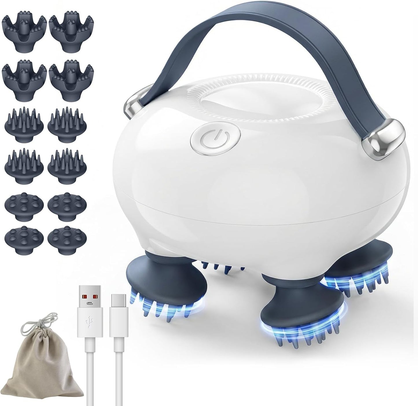 Electric Scalp Massager for Hair Growth Relaxation Comfort encalife