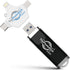128GB photo backup flash drive for iPhone Android phones tablets Mac and PC