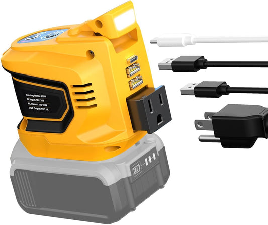 200W Power Inverter DeWalt Battery Portable