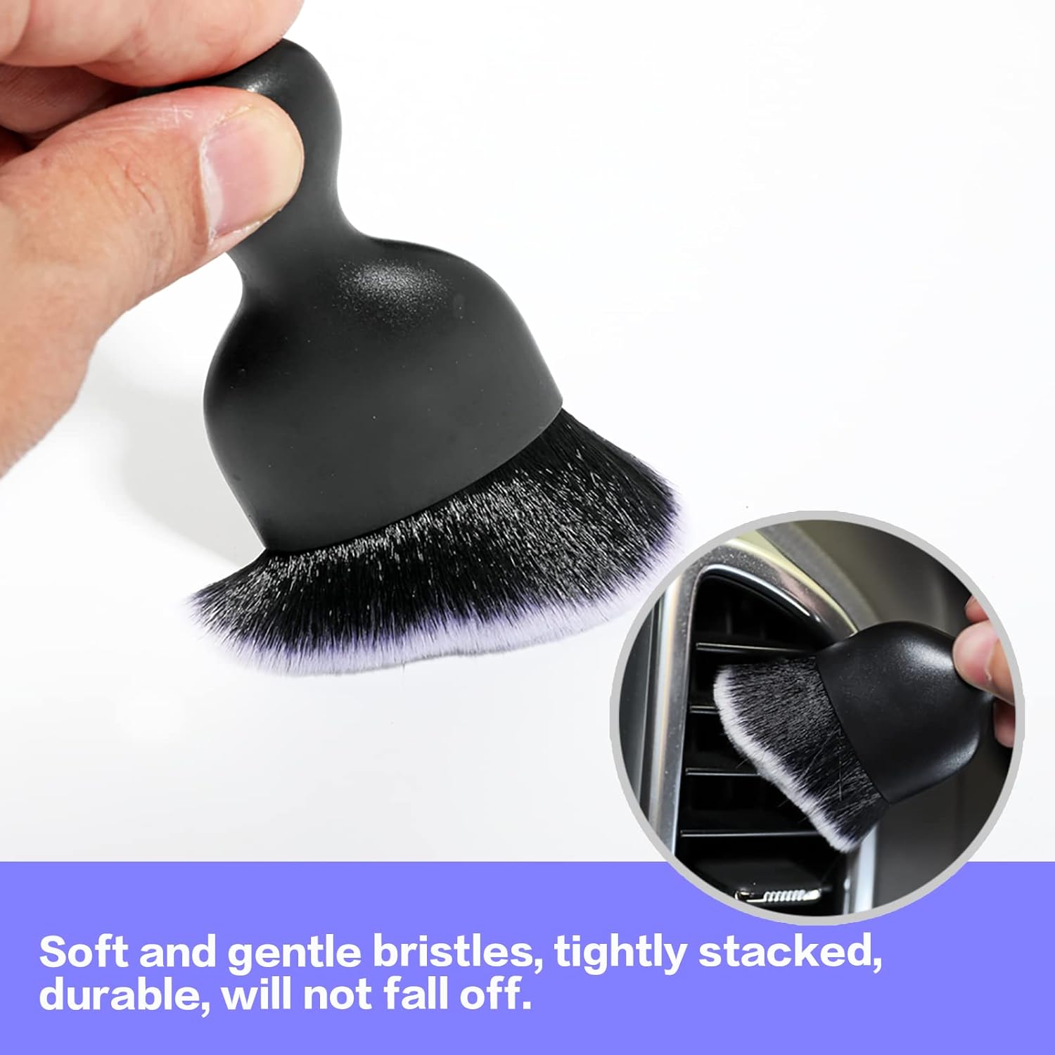 Car Interior Detailing Brush Soft Bristle encalife