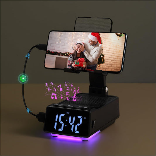 Bluetooth Speaker Mobile Stand With Power Bank Charging encalife