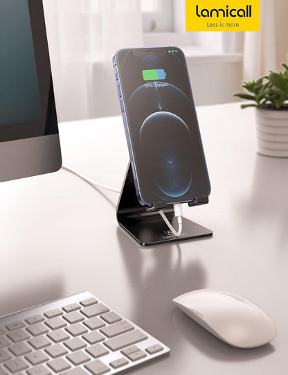 Adjustable Aluminum Mobile Stand For Desk Viewing Comfort encalife