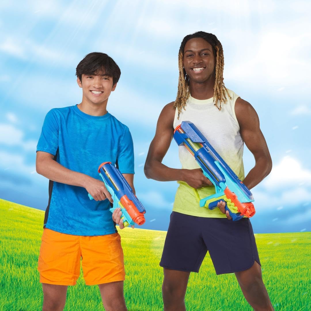 NERF Power Drench XL Water Gun I High-Pressure Blaster encalife