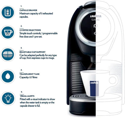 Compact Automatic Espresso Machine with Touch Controls encalife