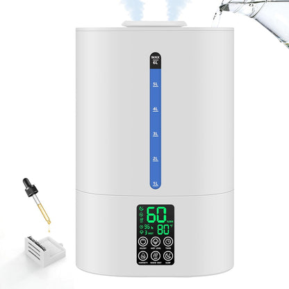 Warm &amp; Cool Mist Humidifier | 6L Capacity | With Essential Oil Diffuser encalife