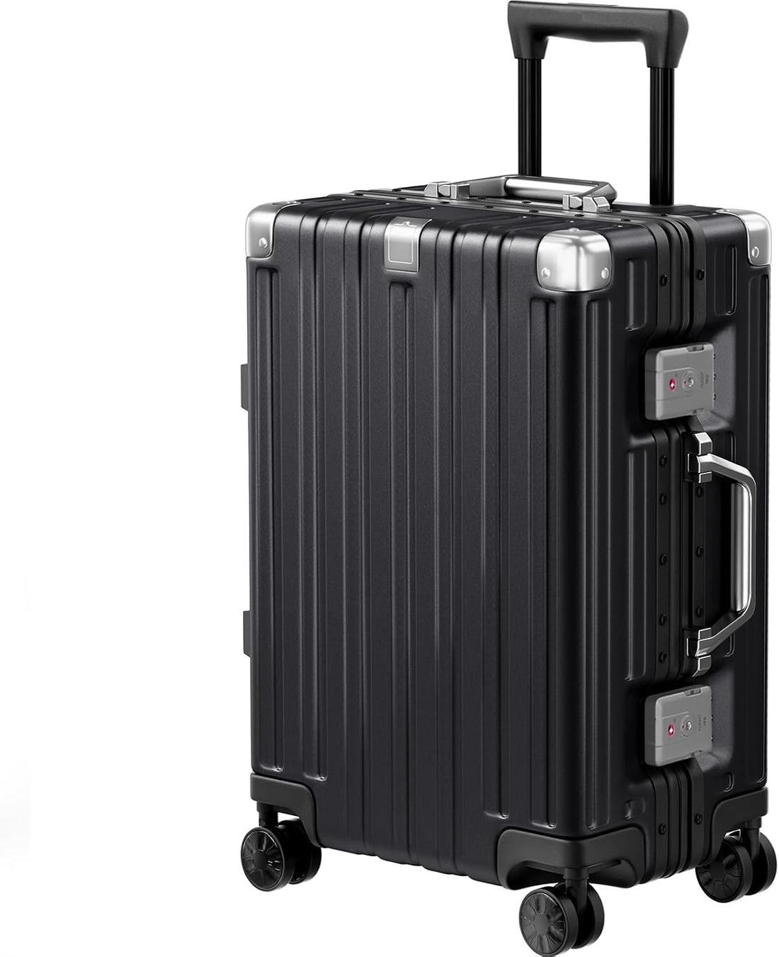 Zipperless Aluminum Frame Carry On Luggage encalife