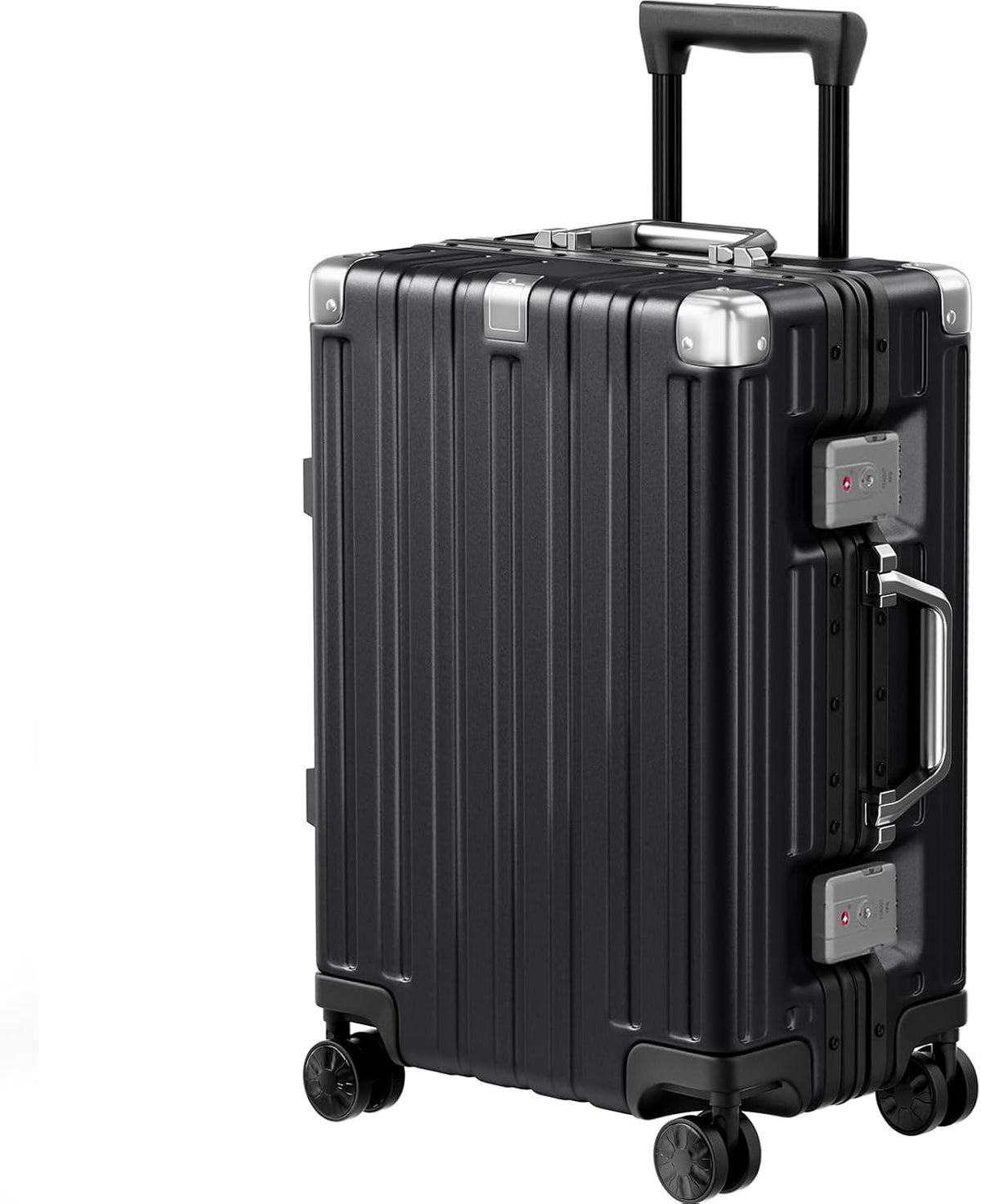 Zipperless Aluminum Frame Carry On Luggage encalife